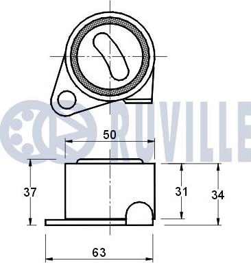 Ruville 540094 - Rullo tenditore, Cinghia dentata www.autoricambit.com