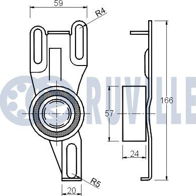 Ruville 540042 - Rullo tenditore, Cinghia dentata www.autoricambit.com