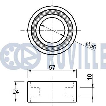 Ruville 540047 - Rullo tenditore, Cinghia dentata www.autoricambit.com