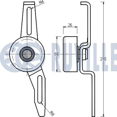 Ruville 540104 - Tendicinghia, Cinghia Poly-V www.autoricambit.com