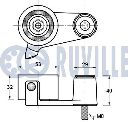 Ruville 540817 - Rullo tenditore, Cinghia dentata www.autoricambit.com