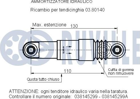 Ruville 540830 - Smorzatore vibrazioni, Cinghia Poly-V www.autoricambit.com