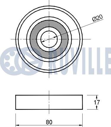 Ruville 540336 - Galoppino/Guidacinghia, Cinghia Poly-V www.autoricambit.com