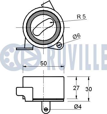 Ruville 540290 - Rullo tenditore, Cinghia dentata www.autoricambit.com