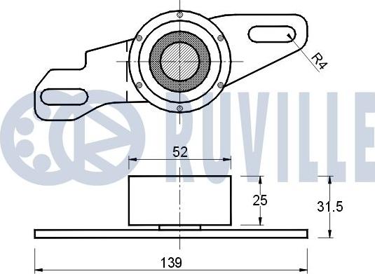 Ruville 540292 - Rullo tenditore, Cinghia dentata www.autoricambit.com