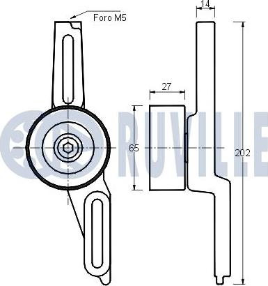 Ruville 540247 - Tendicinghia, Cinghia Poly-V www.autoricambit.com