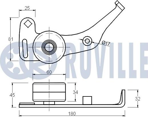 Ruville 540230 - Rullo tenditore, Cinghia dentata www.autoricambit.com