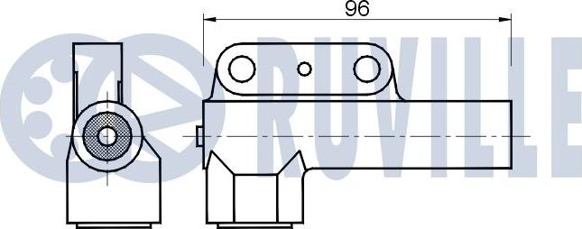 Ruville 541575 - Smorzatore vibrazioni, Cinghia dentata www.autoricambit.com