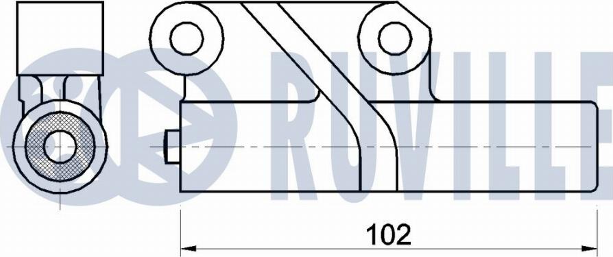 Ruville 541573 - Smorzatore vibrazioni, Cinghia dentata www.autoricambit.com