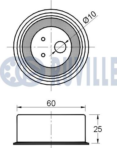 Ruville 541659 - Rullo tenditore, Cinghia dentata www.autoricambit.com