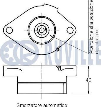 Ruville 541757 - Tendicinghia, Cinghia Poly-V www.autoricambit.com