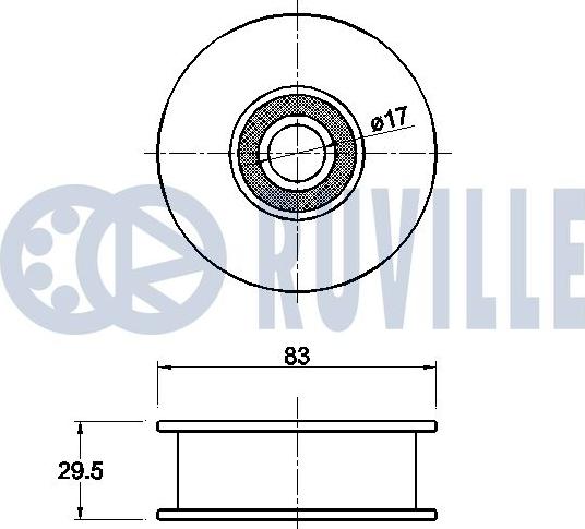 Ruville 542620 - Galoppino/Guidacinghia, Cinghia Poly-V www.autoricambit.com