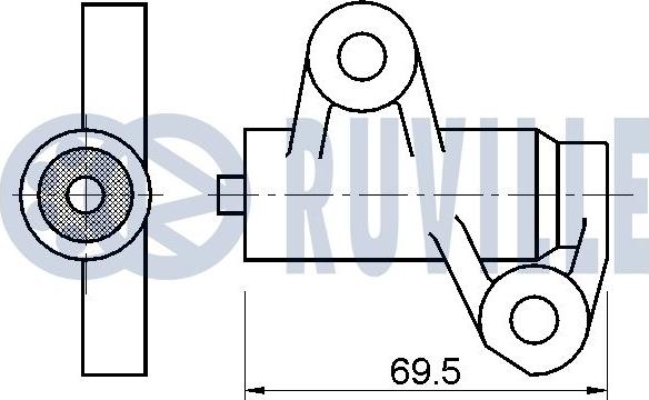 Ruville 542261 - Smorzatore vibrazioni, Cinghia dentata www.autoricambit.com