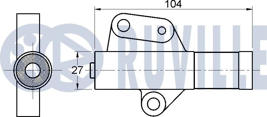 Ruville 542284 - Smorzatore vibrazioni, Cinghia dentata www.autoricambit.com