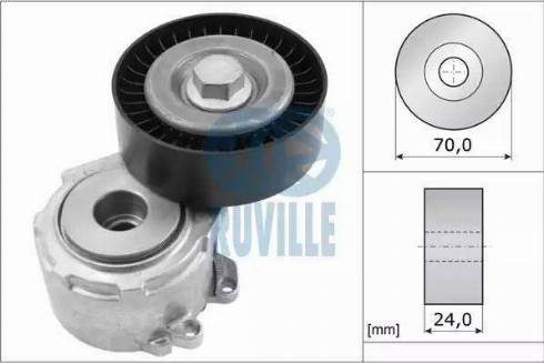 Ruville 55940 - Tendicinghia, Cinghia Poly-V www.autoricambit.com