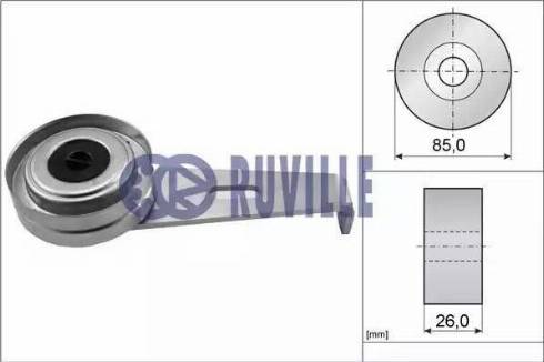 Ruville 55904 - Tendicinghia, Cinghia Poly-V www.autoricambit.com