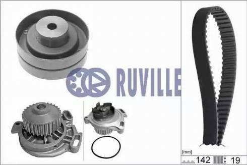 Ruville 55403701 - Pompa acqua + Kit cinghie dentate www.autoricambit.com