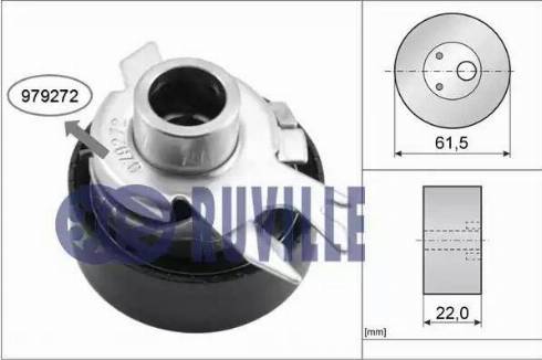 Ruville 55428 - Rullo tenditore, Cinghia dentata www.autoricambit.com