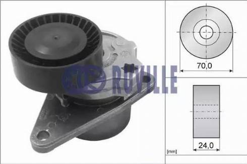 Ruville 55545 - Tendicinghia, Cinghia Poly-V www.autoricambit.com