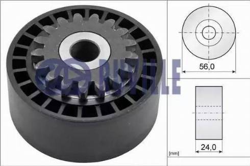 Ruville 55550 - Galoppino/Guidacinghia, Cinghia Poly-V www.autoricambit.com