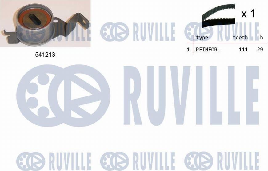 Ruville 550402 - Kit cinghie dentate www.autoricambit.com