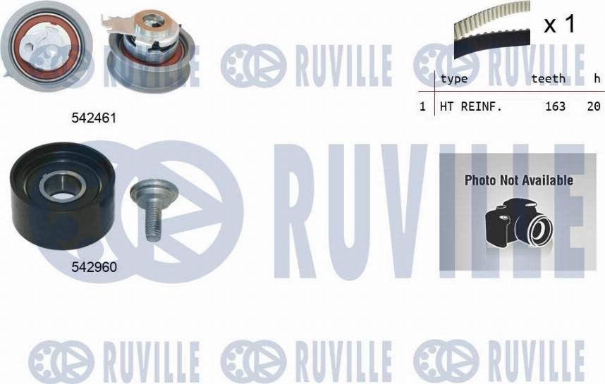 Ruville 550509 - Kit cinghie dentate www.autoricambit.com