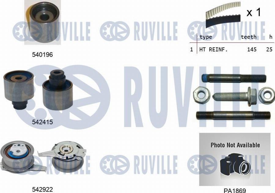 Ruville 5505063 - Pompa acqua + Kit cinghie dentate www.autoricambit.com