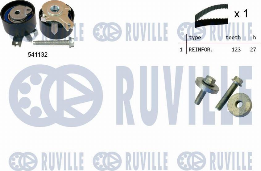 Ruville 550055 - Kit cinghie dentate www.autoricambit.com