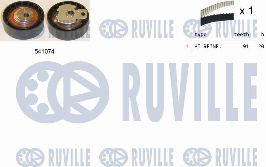 Ruville 550001 - Rullo tenditore, Cinghia dentata www.autoricambit.com