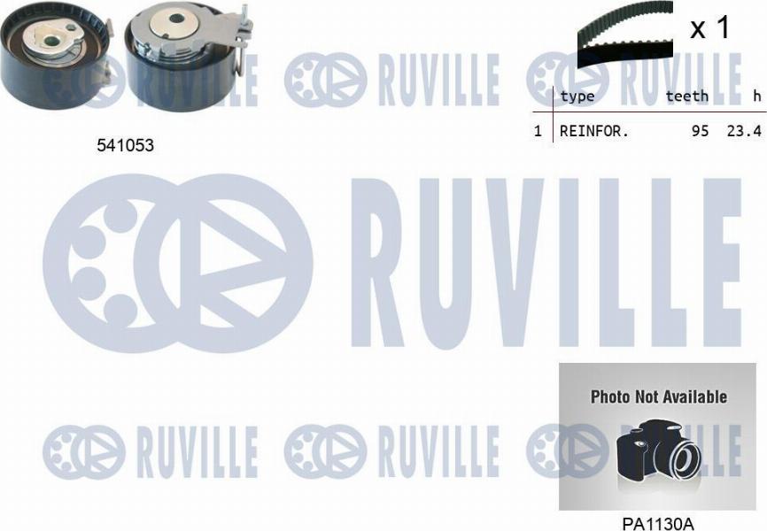 Ruville 5501191 - Pompa acqua + Kit cinghie dentate www.autoricambit.com