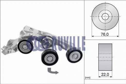 Ruville 55183 - Tendicinghia, Cinghia Poly-V www.autoricambit.com