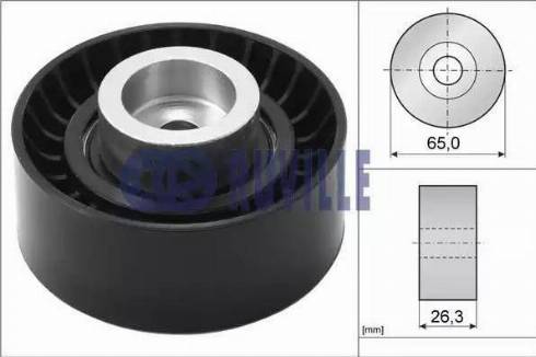 Ruville 55257 - Galoppino/Guidacinghia, Cinghia Poly-V www.autoricambit.com