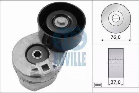 Ruville 55264 - Tendicinghia, Cinghia Poly-V www.autoricambit.com