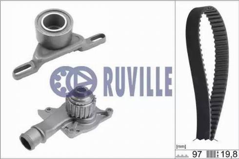 Ruville 55202701 - Pompa acqua + Kit cinghie dentate www.autoricambit.com