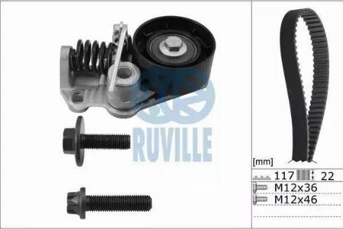 Ruville 5528570 - Kit cinghie dentate www.autoricambit.com