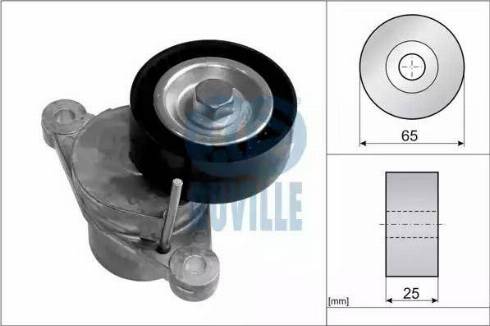 Ruville 56666 - Tendicinghia, Cinghia Poly-V www.autoricambit.com