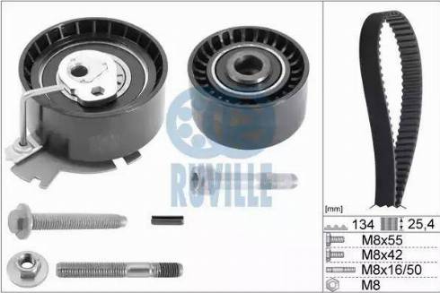 Ruville 5663870 - Kit cinghie dentate www.autoricambit.com