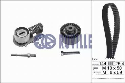 Ruville 5662370 - Kit cinghie dentate www.autoricambit.com