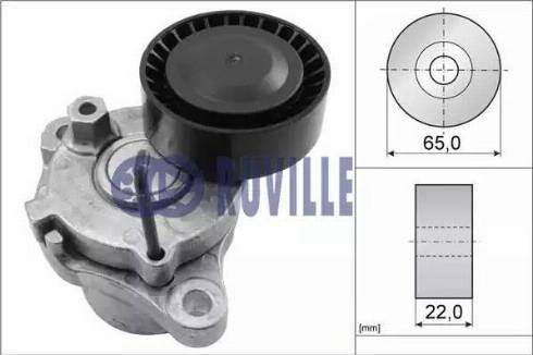 Ruville 58458 - Tendicinghia, Cinghia Poly-V www.autoricambit.com