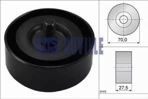 Ruville 58415 - Galoppino/Guidacinghia, Cinghia Poly-V www.autoricambit.com