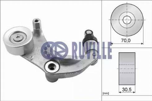 Ruville 57431 - Tendicinghia, Cinghia Poly-V www.autoricambit.com