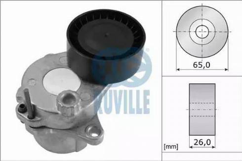 Ruville 57521 - Tendicinghia, Cinghia Poly-V www.autoricambit.com