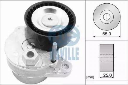 Ruville 57528 - Tendicinghia, Cinghia Poly-V www.autoricambit.com