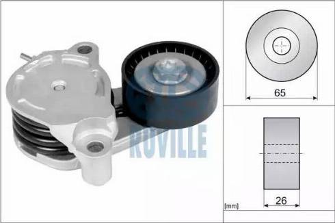 Ruville 57614 - Tendicinghia, Cinghia Poly-V www.autoricambit.com