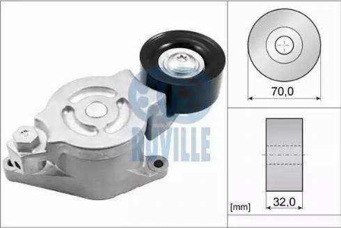 Ruville 57084 - Tendicinghia, Cinghia Poly-V www.autoricambit.com