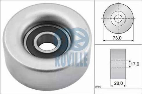 Ruville 57085 - Galoppino/Guidacinghia, Cinghia Poly-V www.autoricambit.com