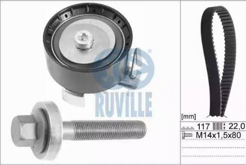 Ruville 5711870 - Kit cinghie dentate www.autoricambit.com