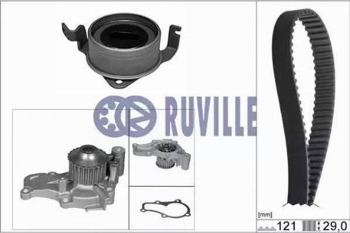 Ruville 57321711 - Pompa acqua + Kit cinghie dentate www.autoricambit.com