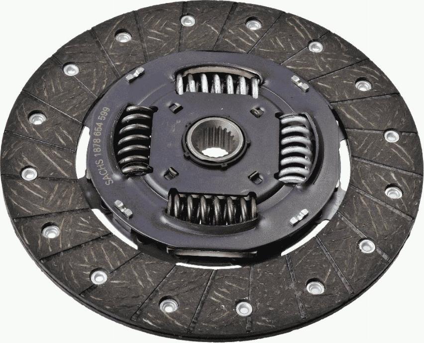 SACHS 1878 654 599 - Disco frizione www.autoricambit.com