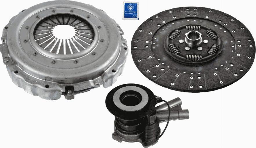 SACHS 3400 710 009 - Kit frizione www.autoricambit.com